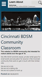 Mobile Screenshot of cincinnatibdsm.com