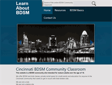 Tablet Screenshot of cincinnatibdsm.com